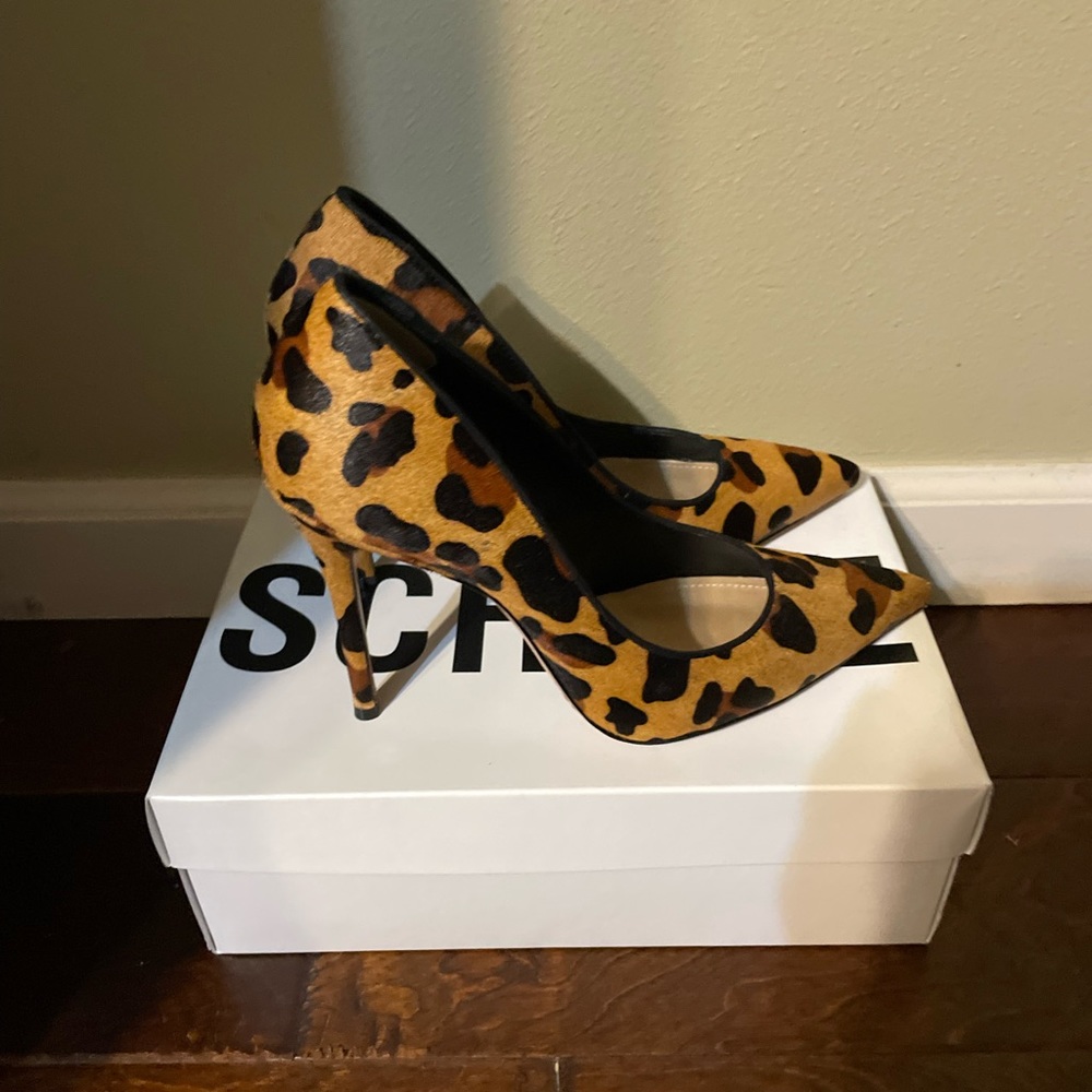 Schulz Animal Print Heels